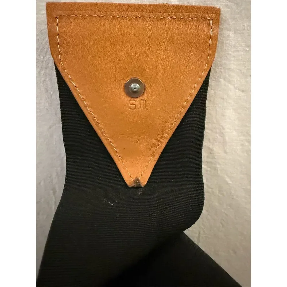 Women's Y2K Vintage Black‎ Stretch Waist Cincher Belt S
